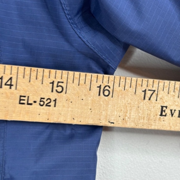 LL Bean Discovery Rain Shell 5-6 Windbreaker Lightweight Jacket Fill Zip Blue - Picture 8 of 10